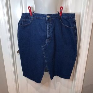 Old Navy Plus Size Jean Skirt NWOT